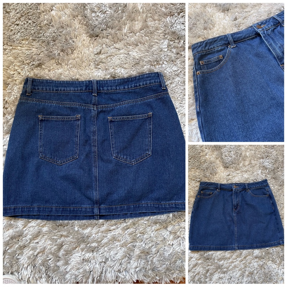 Plus-size Denim Skirt